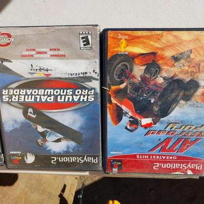 PLAYSTATION 2 GAMES-ATV-RACEING AND SNOWBOARDING
