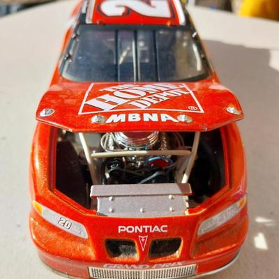 DIECAST HOME DEPOT RACE CAR AND 1969 HOTWHEELS VW BUS FULL SIZE