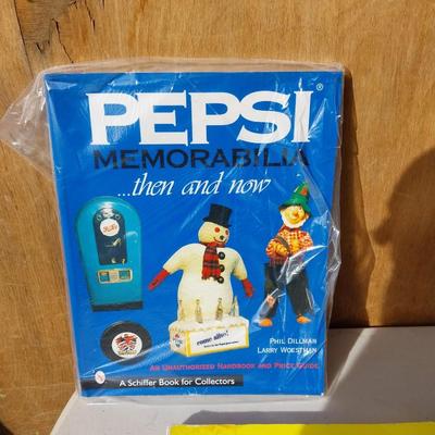 VINTAGE PEPSI-COLA COLLECTIBLES BOOKS AND IN BLACK & WHITE
