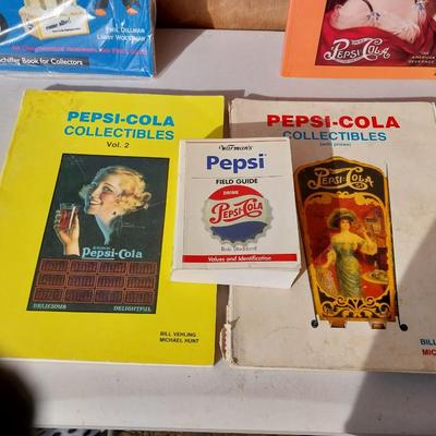 VINTAGE PEPSI-COLA COLLECTIBLES BOOKS AND IN BLACK & WHITE