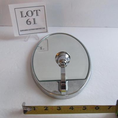 Sturdy Oval Wall Mirror Sconce