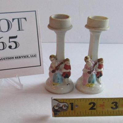 Child's Vintage Figural Candlesticks