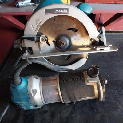 MAKITA CIRCULER SAW AND MAKITA ROUTER
