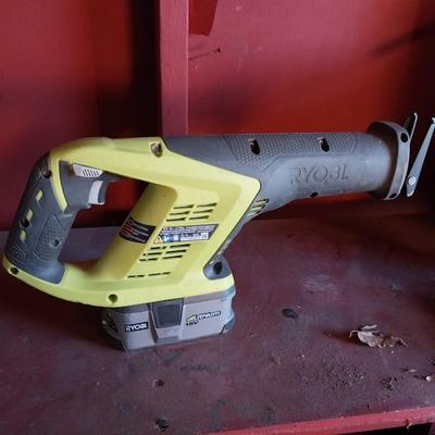 RYOBI CORDLESS DRILL-FLASHLIGHT-RECIPROCATING SAW