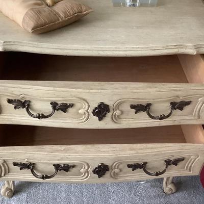 2 Hickory Chair wooden nightstands, 30"H 30"L 19"depth