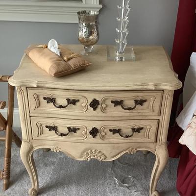 2 Hickory Chair wooden nightstands, 30"H 30"L 19"depth