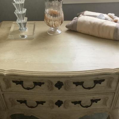 2 Hickory Chair wooden nightstands, 30"H 30"L 19"depth