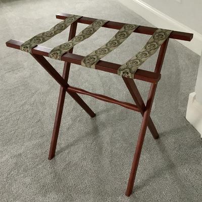 Wooden Luggage Rack 26"H 27" x 15"