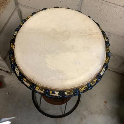 Handmade Bongo with Stand and Bongo Sticks 29