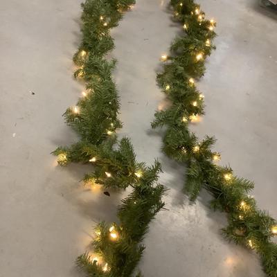 NWT Lit Garland 3 strands 8' each, 24'