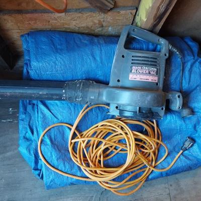 CRAFTSMAN BLOWER VAC AND EXTENTION CORD