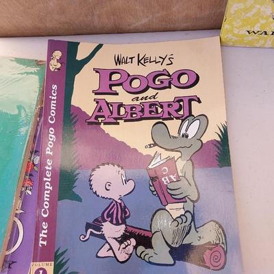 VINTAGE ADULT "POGO" COMIC STRIP BOOKS BY WALT KELLY