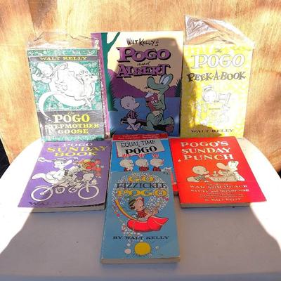 VINTAGE ADULT "POGO" COMIC STRIP BOOKS BY WALT KELLY