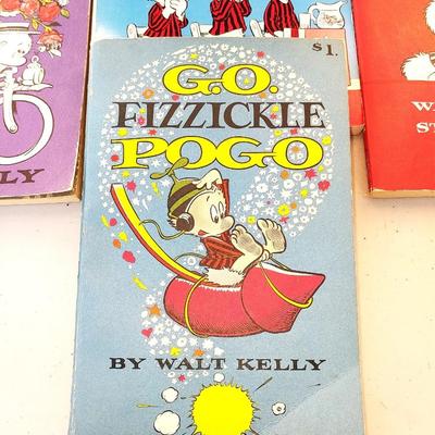 VINTAGE ADULT "POGO" COMIC STRIP BOOKS BY WALT KELLY