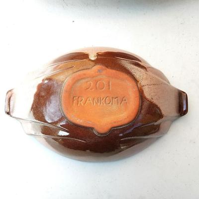 TWO FRANKOMA CURVED DISH'S