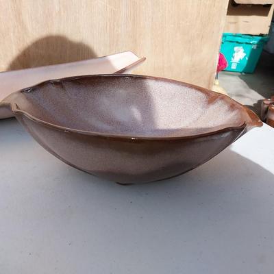 TWO FRANKOMA CURVED DISH'S