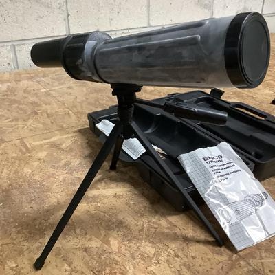 Tasco Zoom Spotting Scope on tri-pod with case