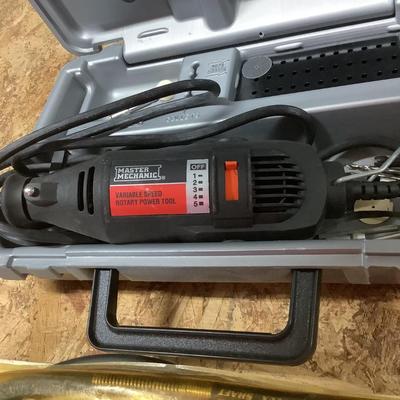 Dremel tool with case and attachment