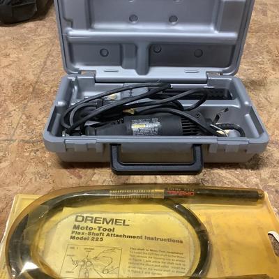 Dremel tool with case and attachment