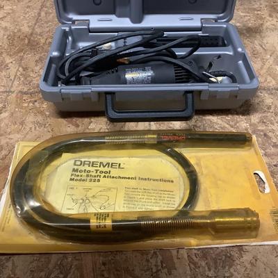 Dremel tool with case and attachment