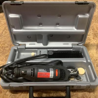 Dremel tool with case and attachment