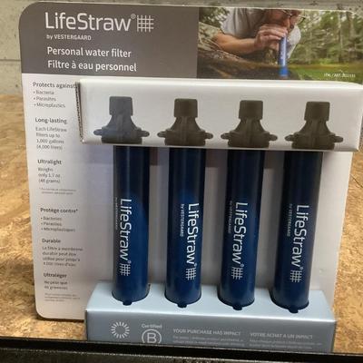 Legend cast iron griddle and NIB lifestraws, personal water filters