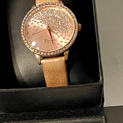 Rose & Crystal Wrist Watch new in box