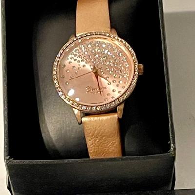 Rose & Crystal Wrist Watch new in box