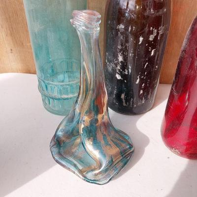 VINTAGE VASES AND BOTTLES