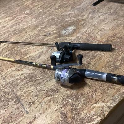 2 fishing rods - Shimaro/Berkley Bionix & /Zebco