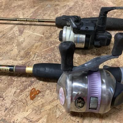 2 fishing rods - Shimaro/Berkley Bionix & /Zebco