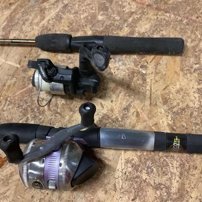 2 fishing rods - Shimaro/Berkley Bionix & /Zebco