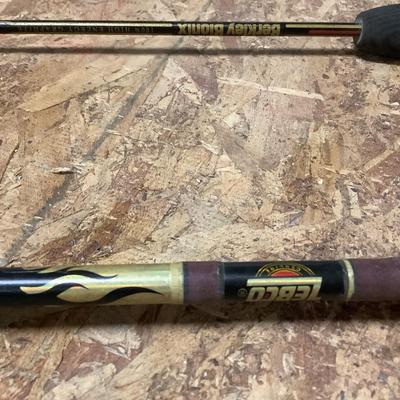 2 fishing rods - Shimaro/Berkley Bionix & /Zebco