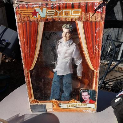 N SYNC COLLECTIBLE MARIONETTE "LANCE BASS"