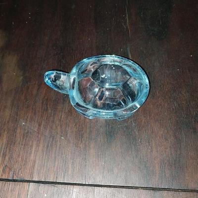 GLASS BIRD AND GLASS TURTLE