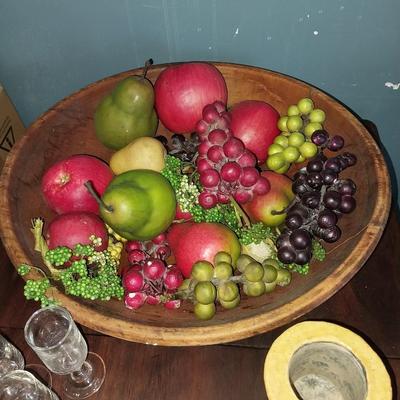 FRUIT BOWL-AND OTHER HOUSEHOLD ITEMS