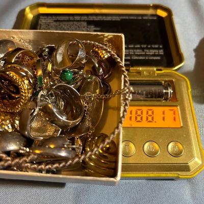 Sterling Silver Jewelry Bulk Lot - All seen in photos. 188 grams - Some Scrap, Mostly Functional