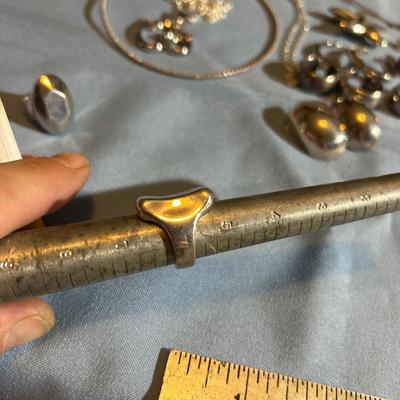 Sterling Silver Jewelry Bulk Lot - All seen in photos. 188 grams - Some Scrap, Mostly Functional