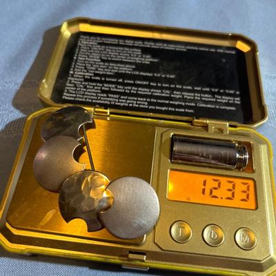 Vintage, sterling, silver brooch, signed. Mid century, modern design.