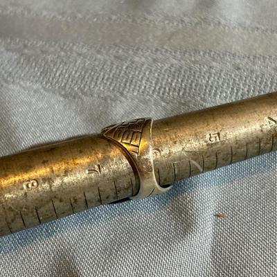 "RMT" Original Navajo 925 Sterling Zig Zag Ring & Pendant / Brooch - 2 pc Lot