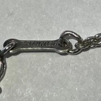 Tiffany & Co. Elsa Peretti 29" Sterling Silver Necklace in VG Preowned Condition as Pictured.