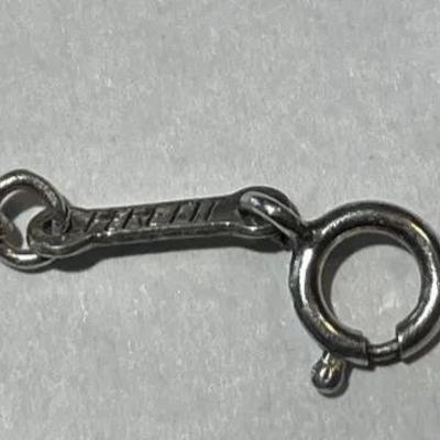 Tiffany & Co. Elsa Peretti 29" Sterling Silver Necklace in VG Preowned Condition as Pictured.