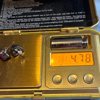 Natural Ruby Gemstone Earrings 925 Sterling Silver Ethnic Jewelry