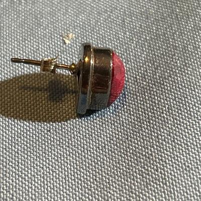 Natural Ruby Gemstone Earrings 925 Sterling Silver Ethnic Jewelry