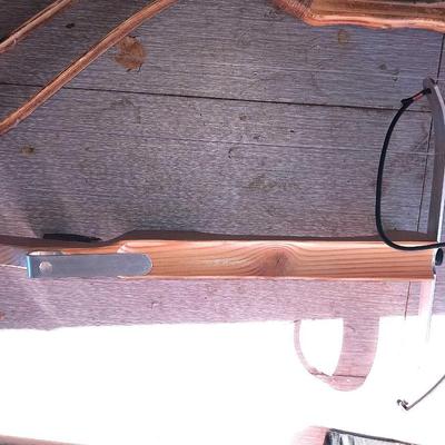 WOODEN BOWS AND ARROWS