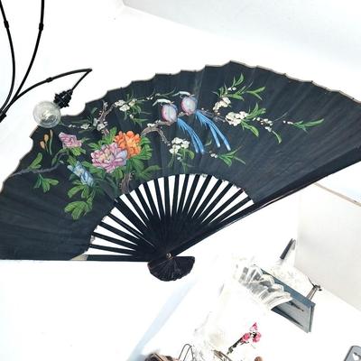 VINTAGE LARGE ASIAN WALL FAN