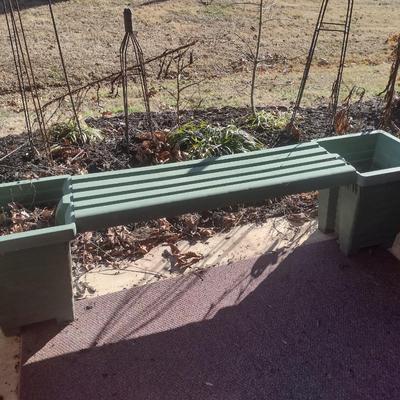 Composite Garden Double Progarden Planter Box with Plant Shelf