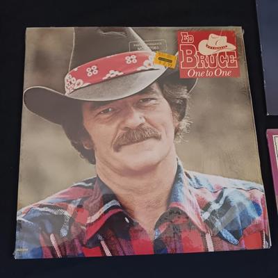 ED Bruce Vinyl Record Albums LP Record - one to one - Night things -