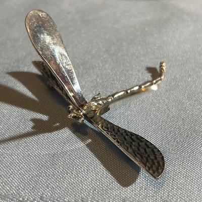 Sterling Silver Dragonfly Brooch