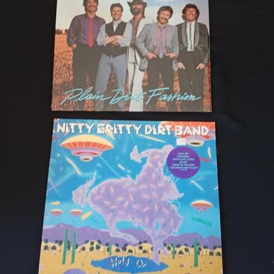 Nitty Gritty Dirt Band Vinyl Record Albums LP Record - Hold on & Plain dirt fashion.
